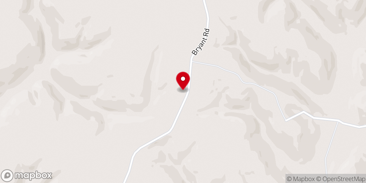 Map showing location of Wilson Home Church