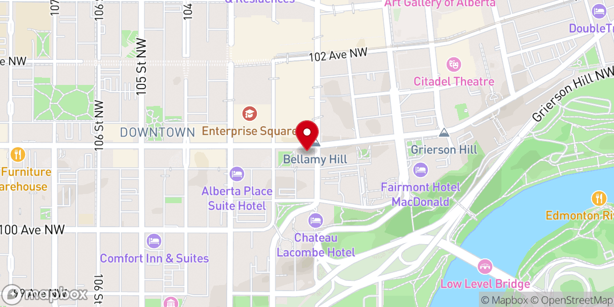 Map showing location of Edmonton Unlimited