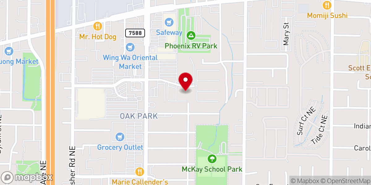 Map showing location of Gracious Cross Reformed Church