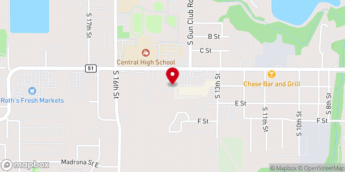 Map showing location of Calvary Chapel Monmouth-Independence