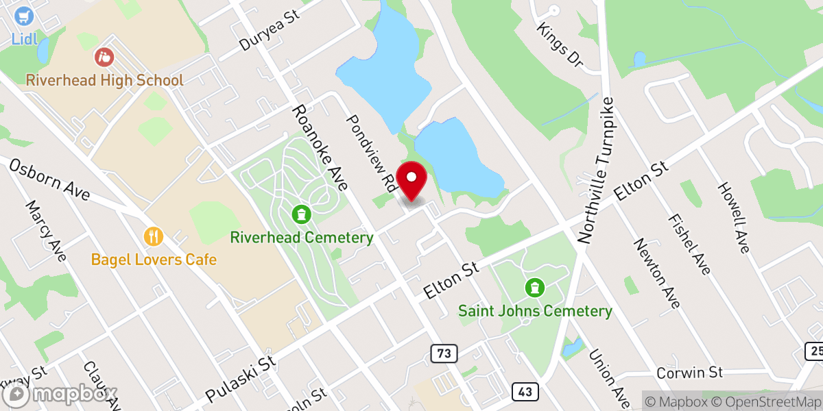 Map showing location of St. John the Baptist Ukrainian Catholic Church