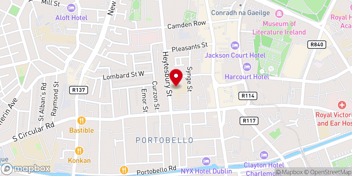 Map showing location of Every Nation Dublin