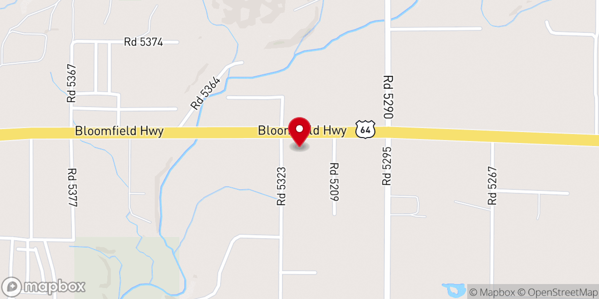 Map showing location of Mesa View Baptist Church