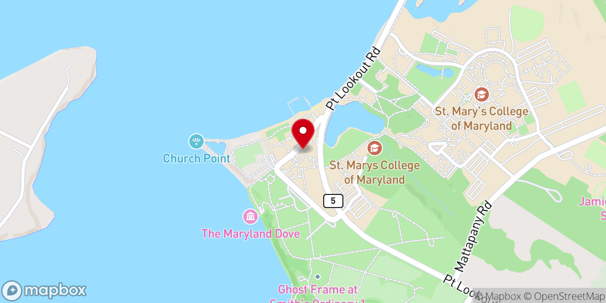 Map showing location of St Mary's Parish Hall