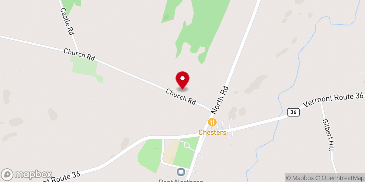 Map showing location of St Patricks Catholic Church
