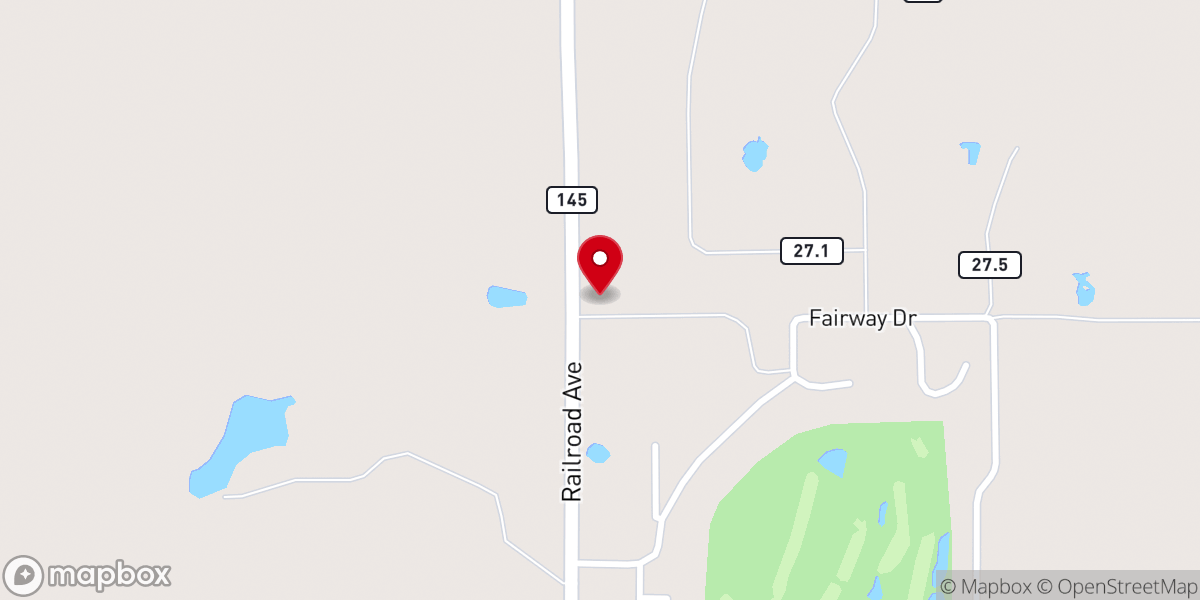 Map showing location of Lighthouse Baptist Church