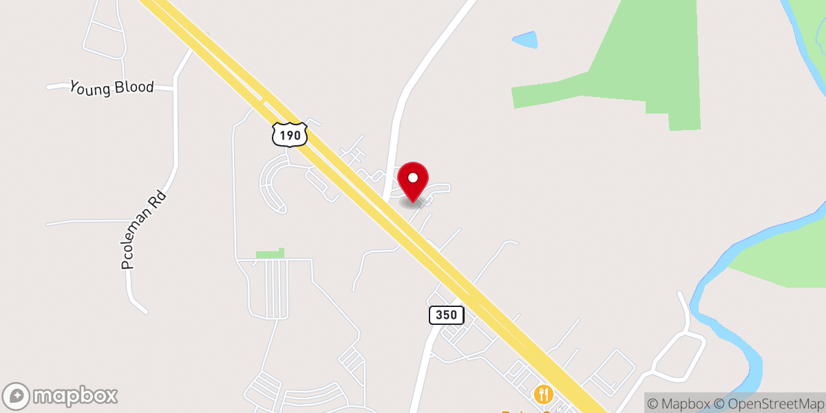 Map showing location of St. Joseph Catholic Church
