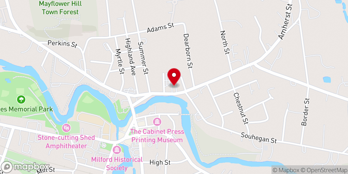 Map showing location of St. Patrick Church