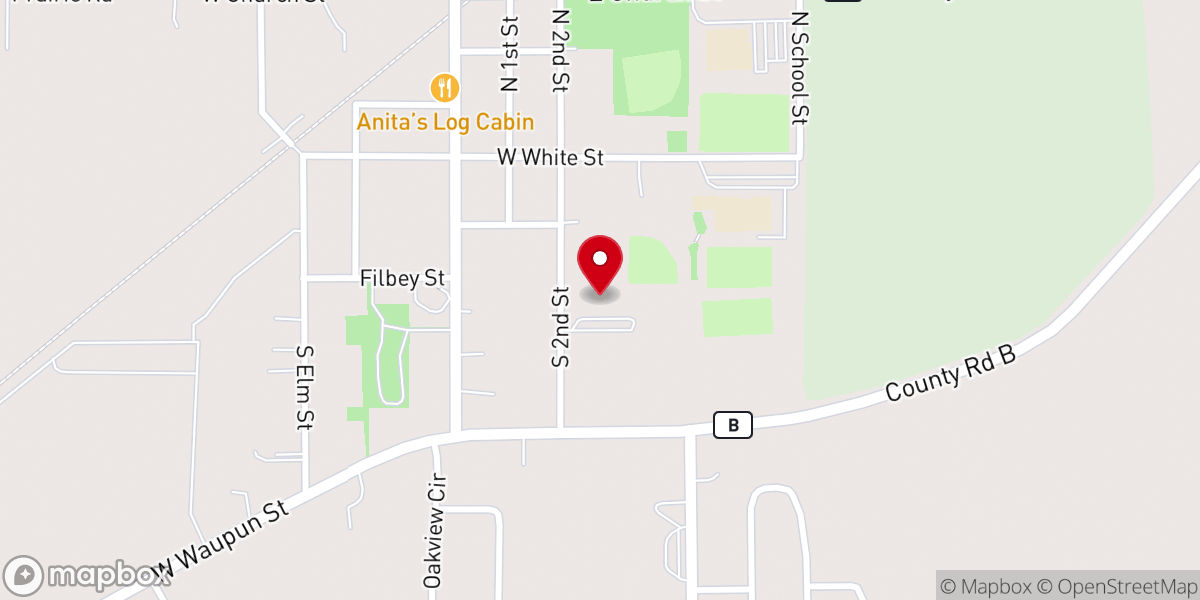 Map showing location of St Luke's Lutheran Church & School