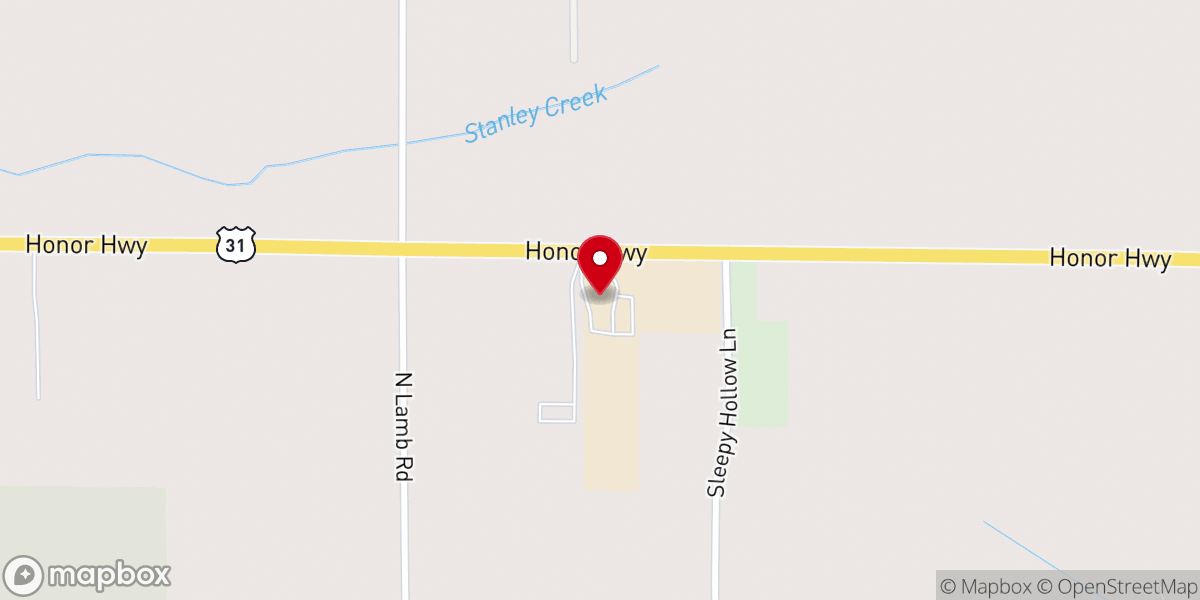 Map showing location of Fresh Wind Christian Community