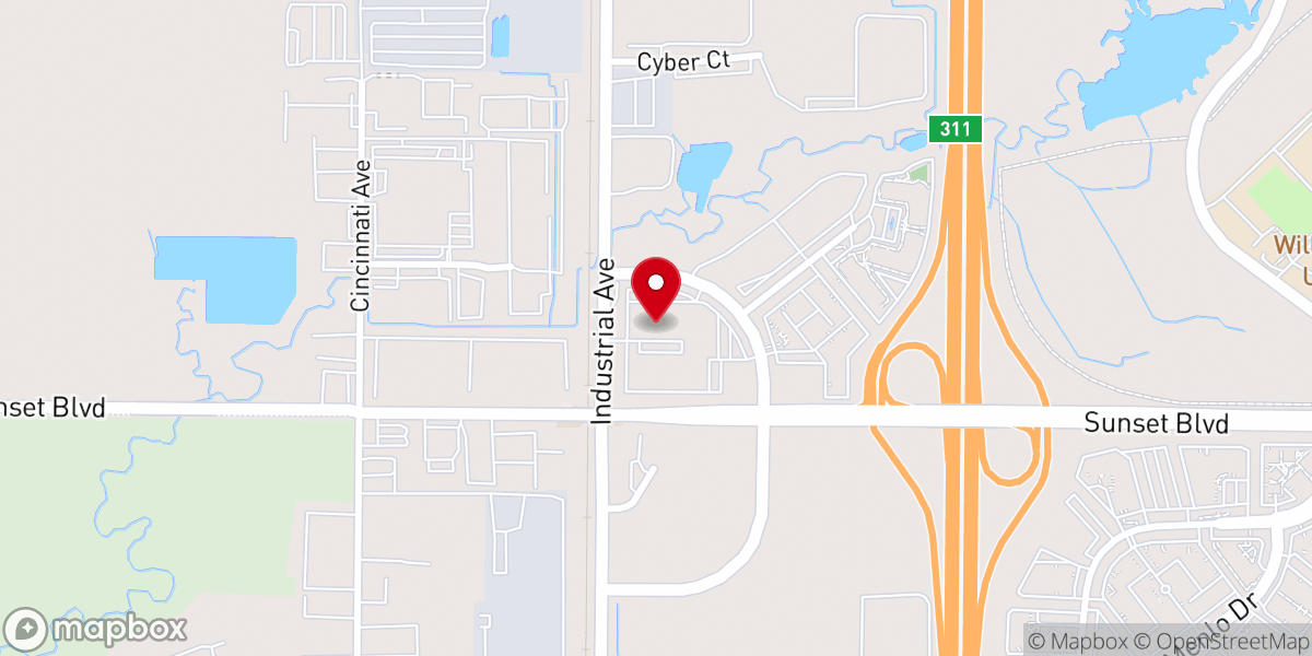 Map showing location of Legacy Community Church Rocklin