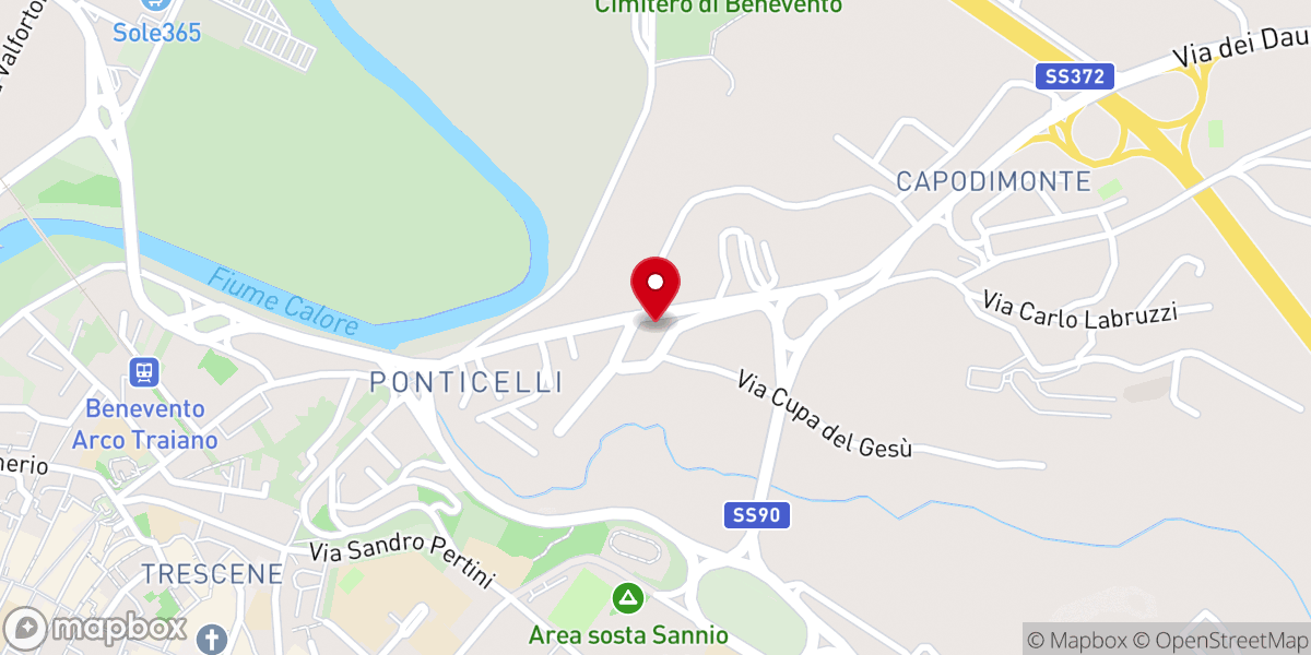 Map showing location of Chiesa Cristiana "Fiumi di Grazia"