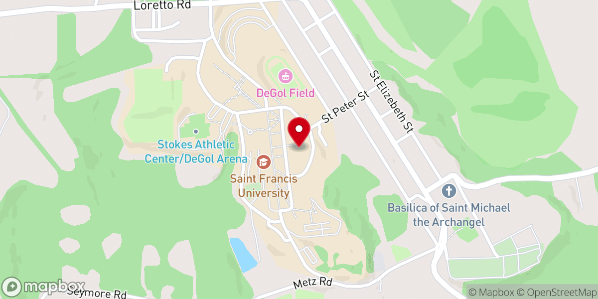 Map showing location of Immaculate Conception Chapel