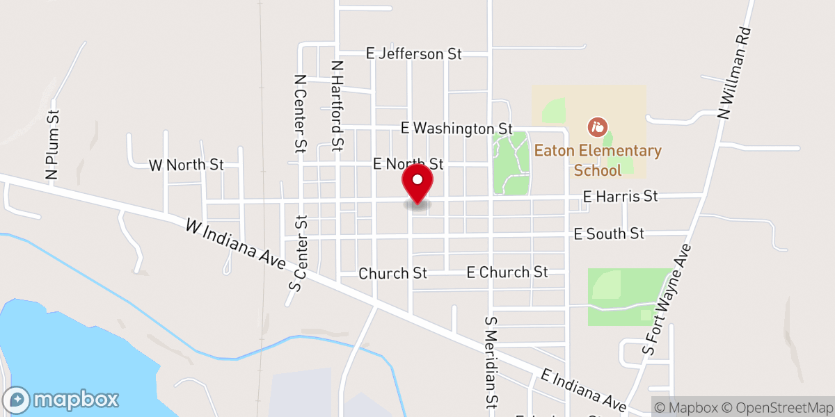 Map showing location of Grace and Mercy Full Gospel Church