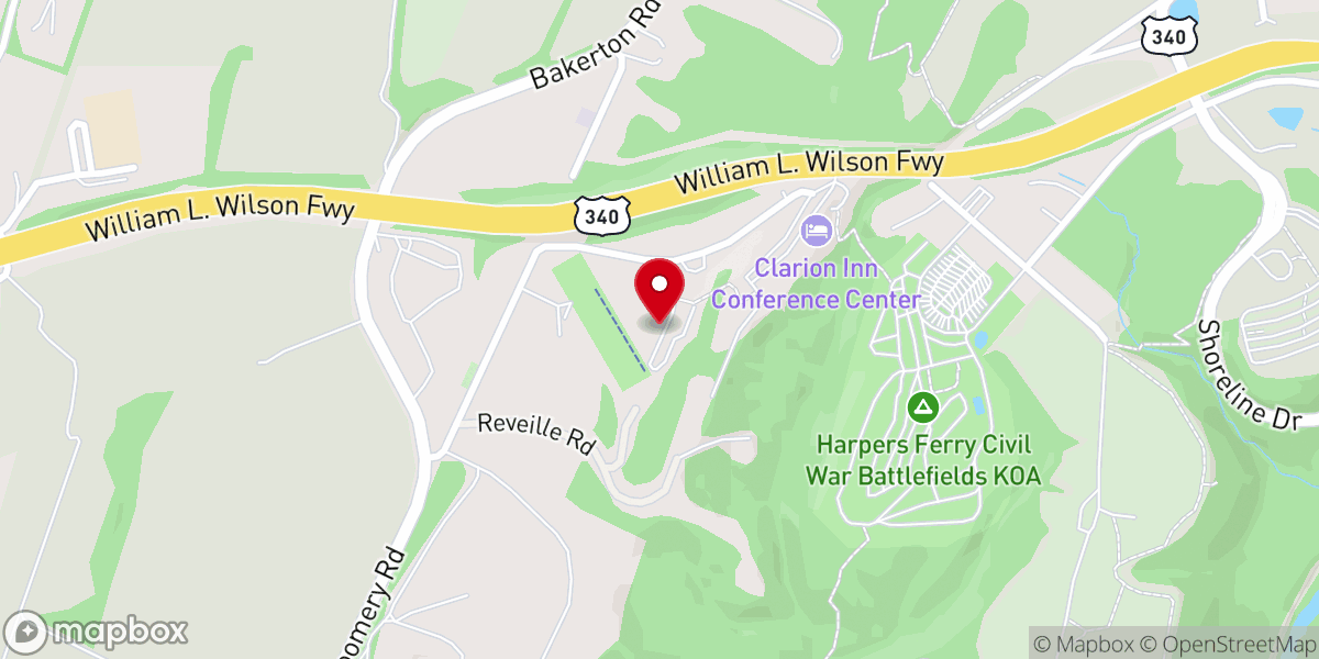 Map showing location of Forget-me-not Ministries Inc