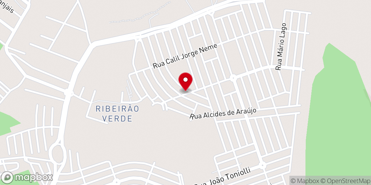 Map showing location of Igreja Batista No Ribeirão Verde