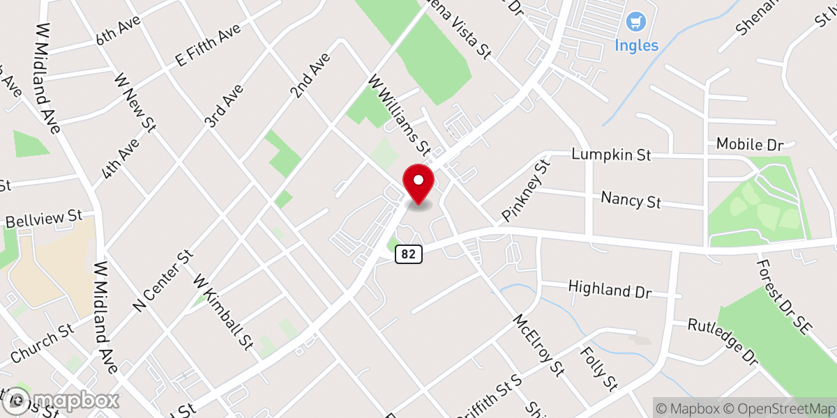 Map showing location of Iglesia Pentecostal Tabernaculo Principe de Paz