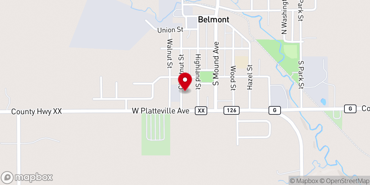 Map showing location of St Philomena Catholic Church