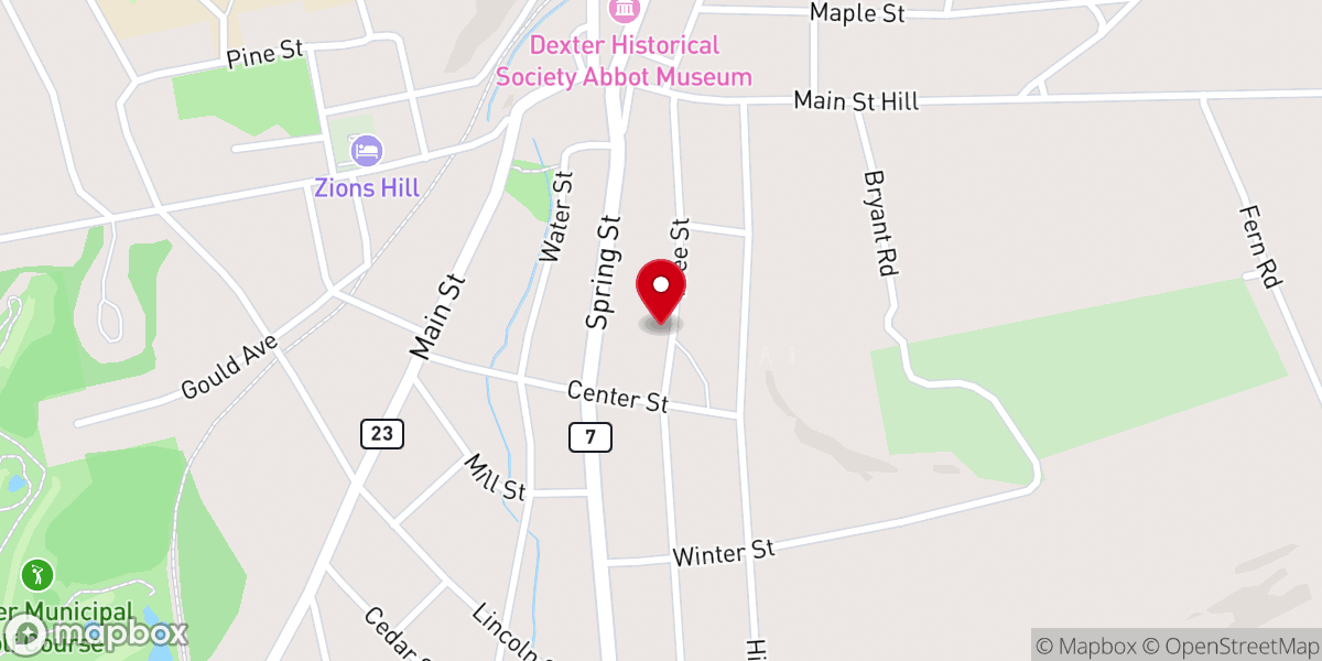 Map showing location of Our Lady of the Snows Church