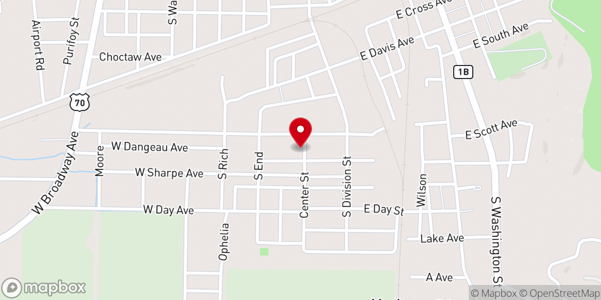 Map showing location of Church of the Living God