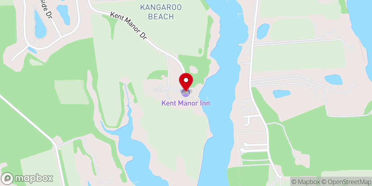 Map showing location of Kent Island Resort
