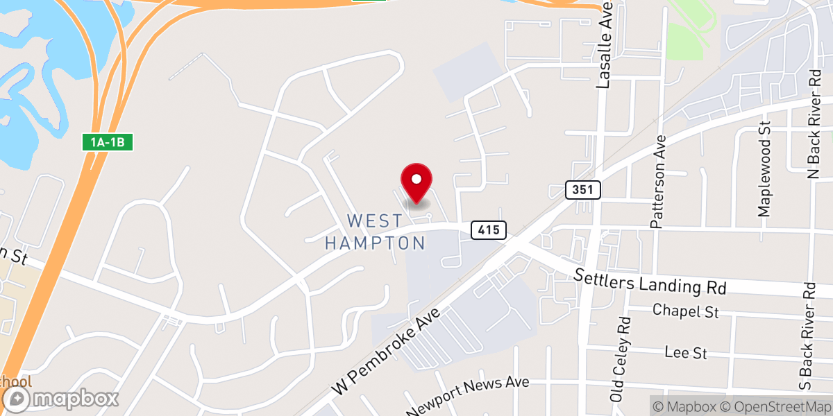 Map showing location of St Cyprian's Episcopal Church