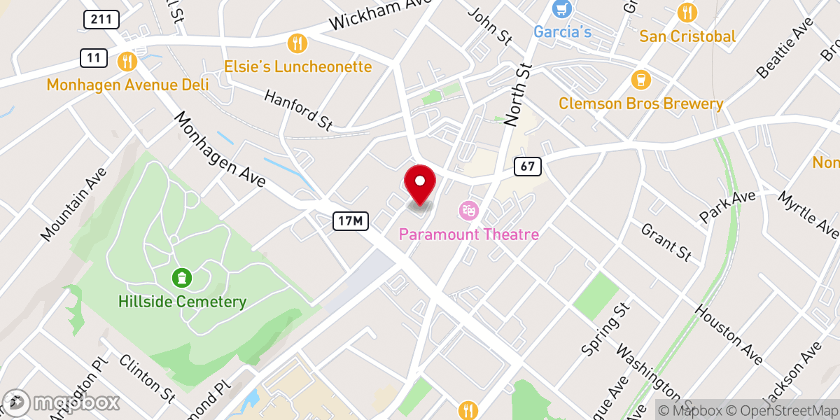 Map showing location of New Beginnings House of Worship