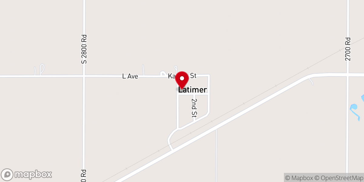 Map showing location of Zion Lutheran Church