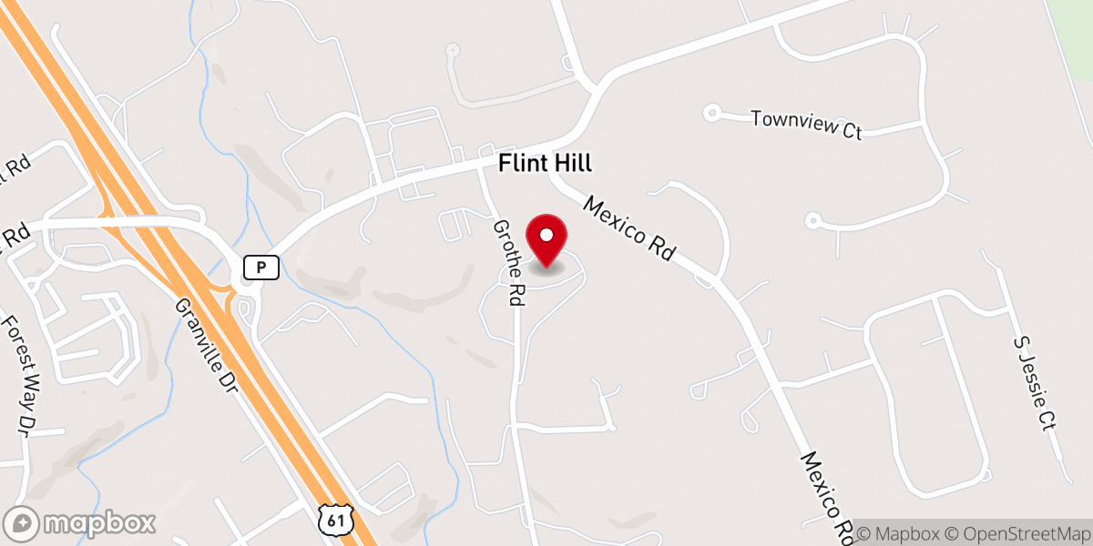 Map showing location of St. Theodore Fall Festival