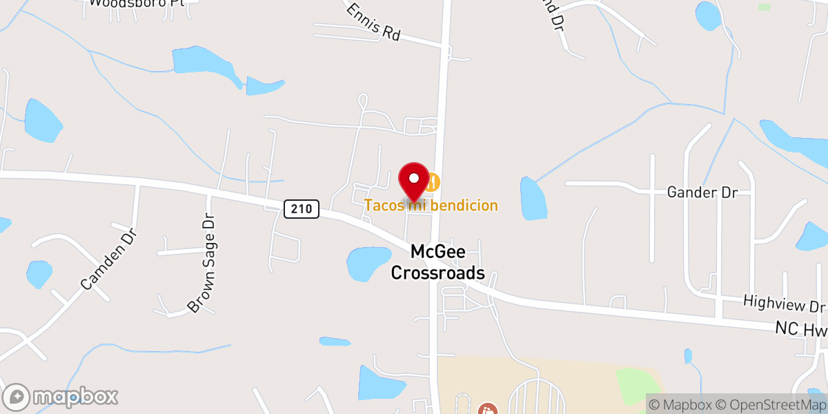 Map showing location of Firstborn Baprtist Church
