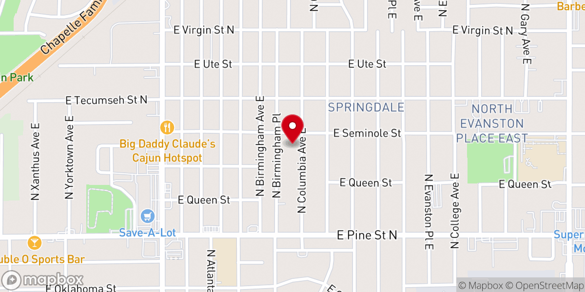 Map showing location of Iglesia Pentecostes Jesucristo Es Mi Refugio Incorporated