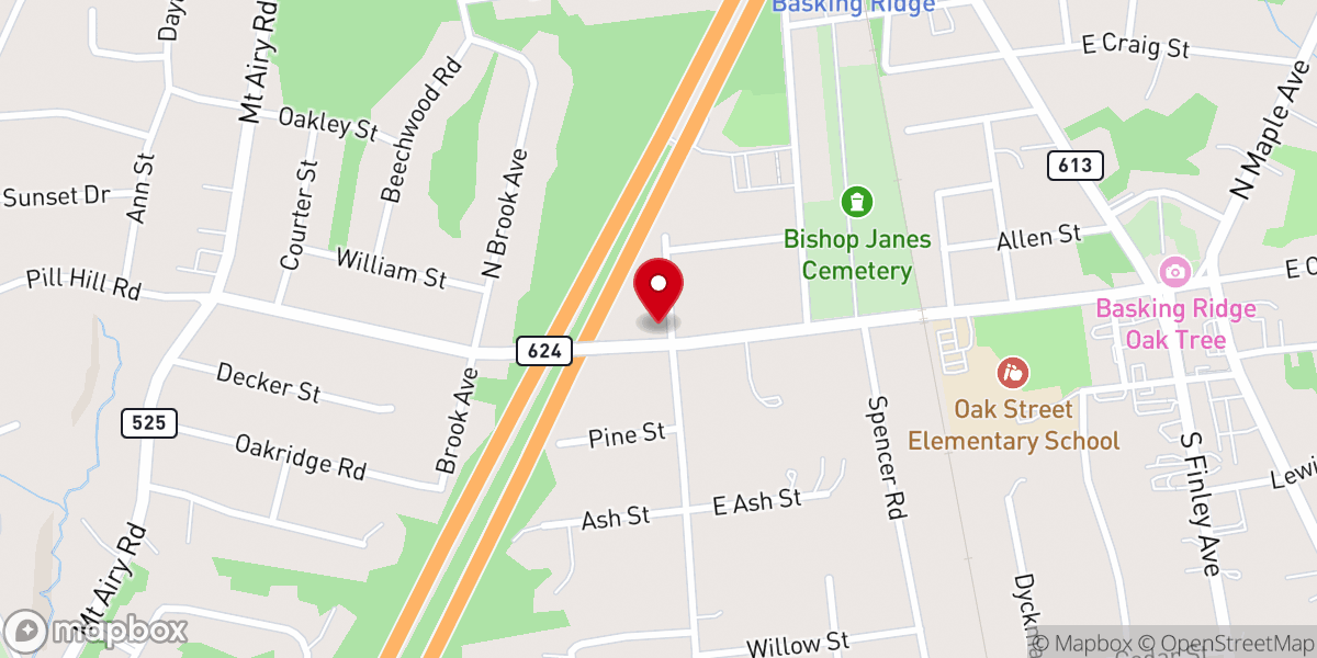 Map showing location of Covenant Chapel Reformed Episcopal Church