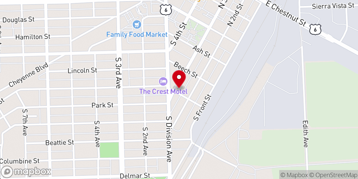Map showing location of St Anthony Catholic Church