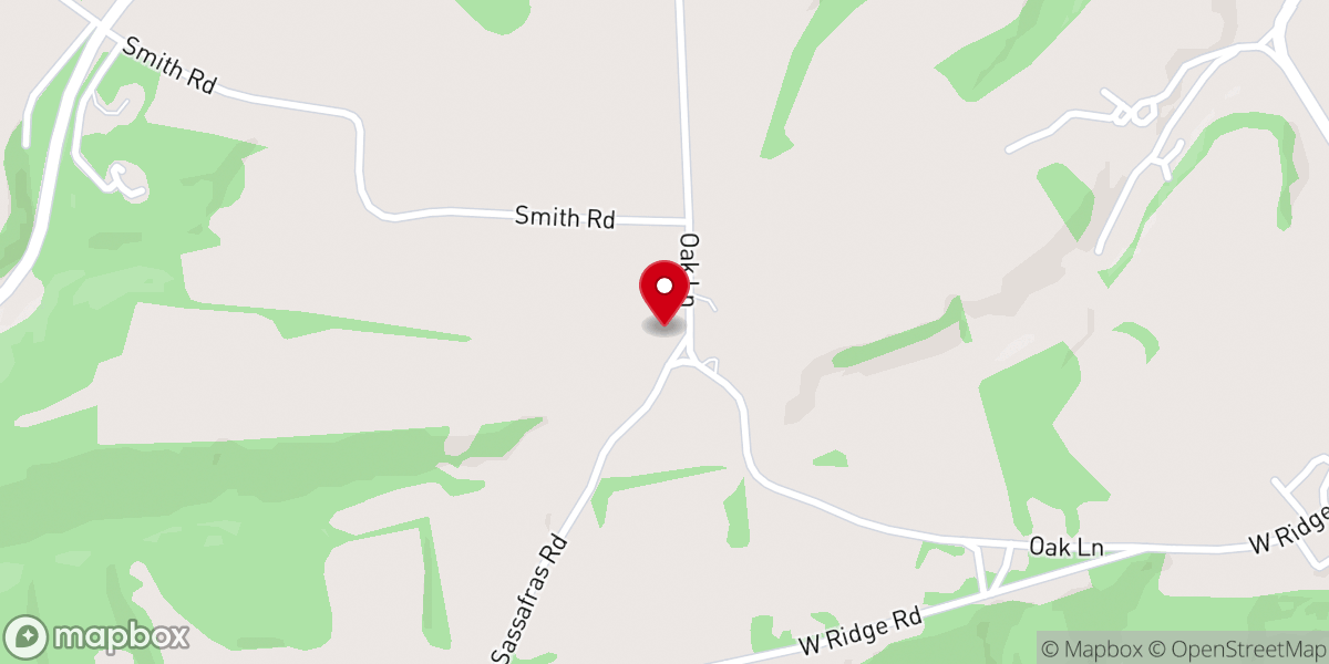 Map showing location of Hummels Church