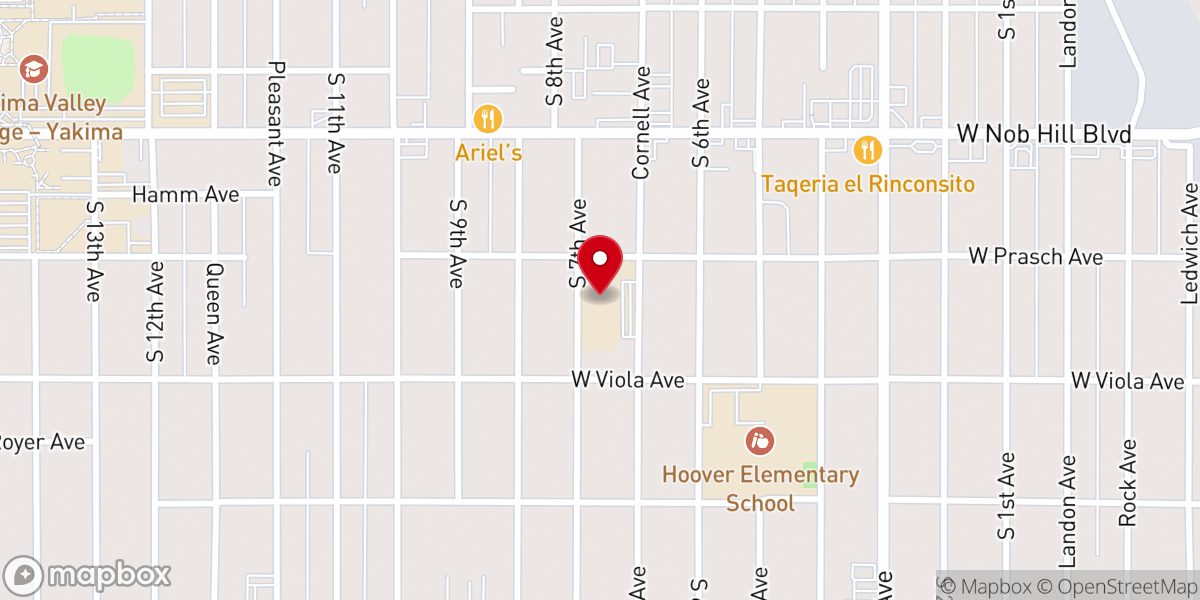 Map showing location of Grace Lutheran Church & PreK