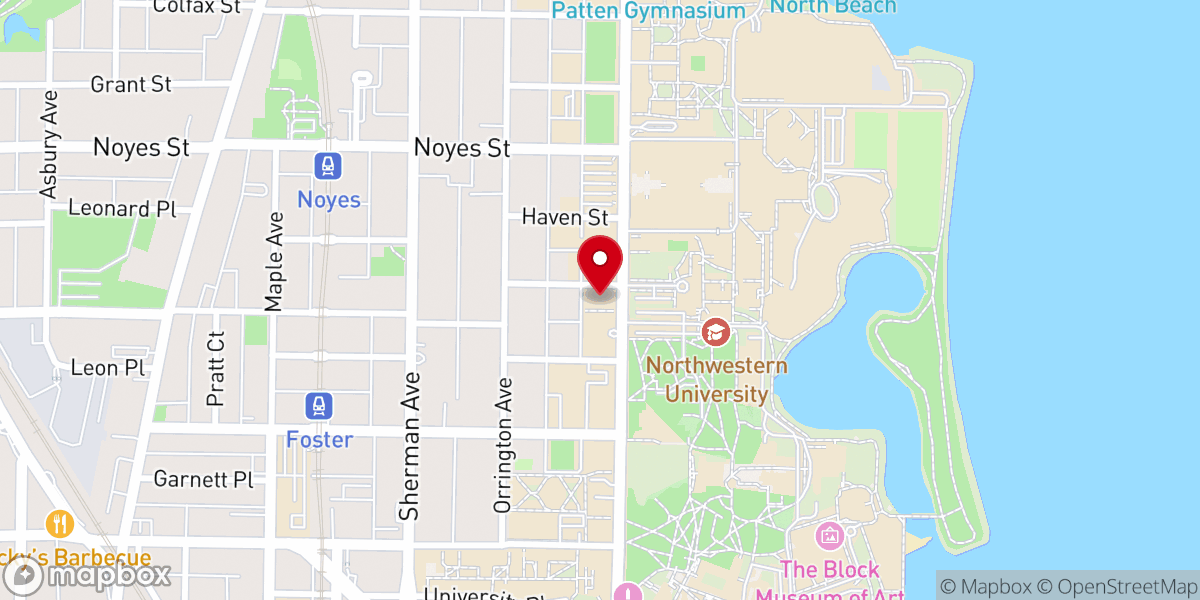 Map showing location of Sheil Catholic Center