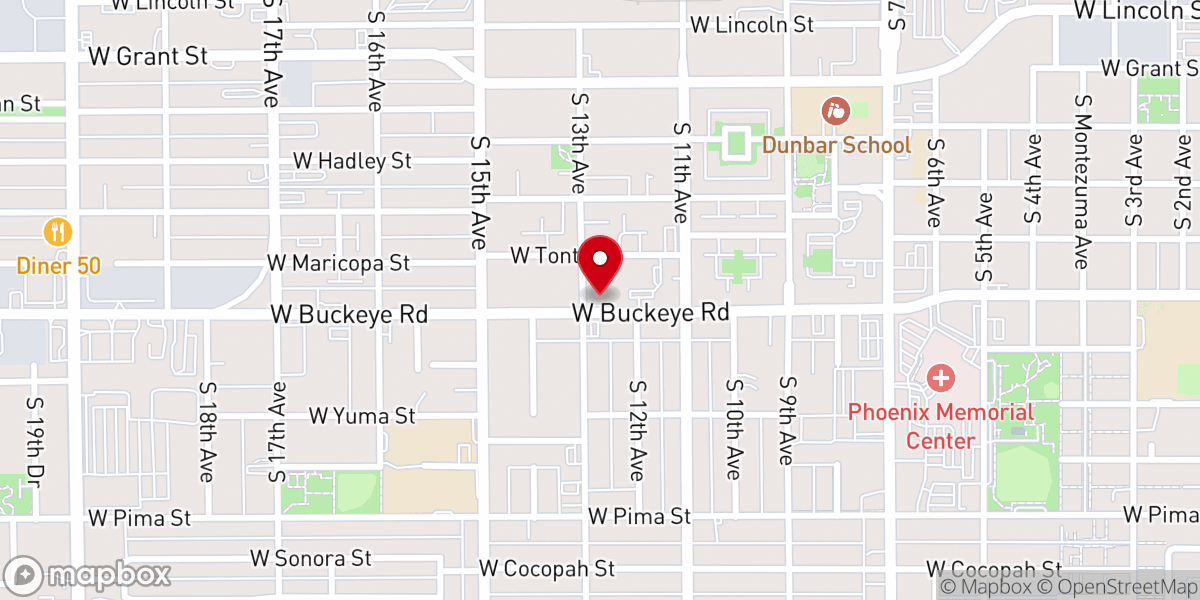 Map showing location of Christian New Life Ministries
