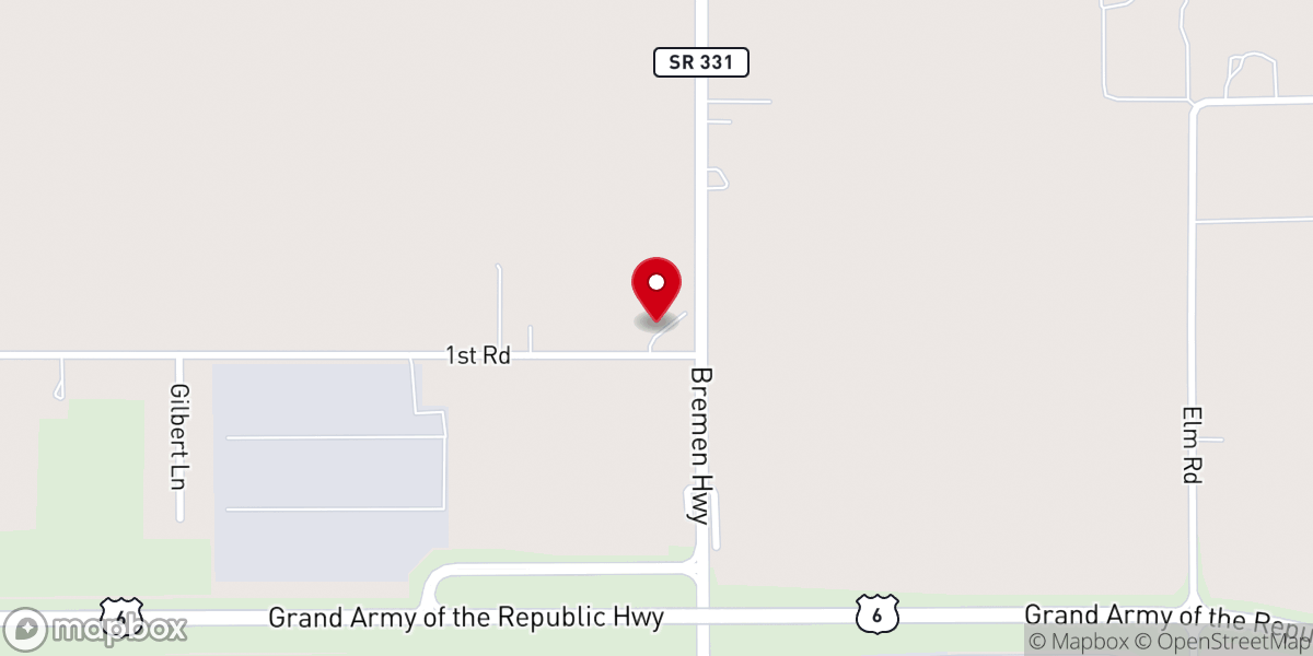 Map showing location of Bremen Church of God