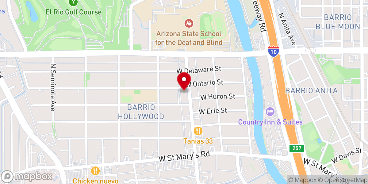 Map showing location of St. Margaret Mary Alacoque Roman Catholic Church