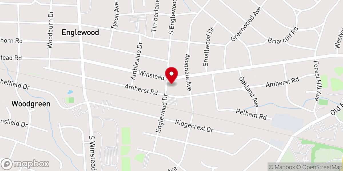 Map showing location of Englewood Church
