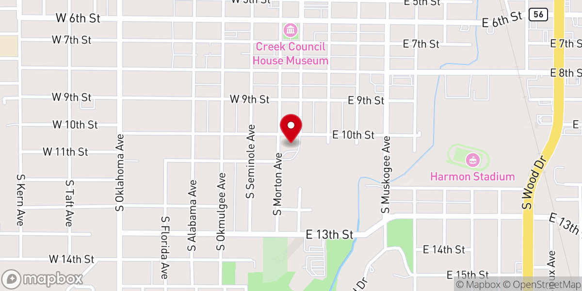 Map showing location of St Anthony of Padua Catholic Church