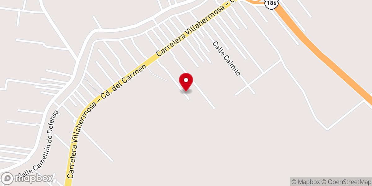Map showing location of Centro Cristiano Las Flores