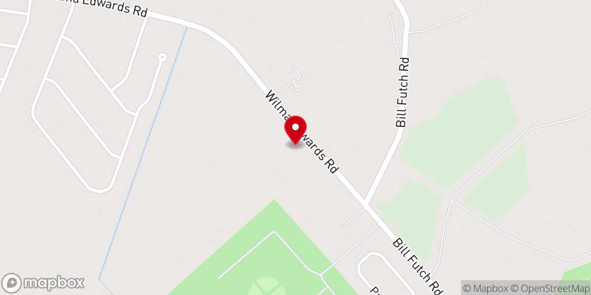 Map showing location of Christ Baptist Church