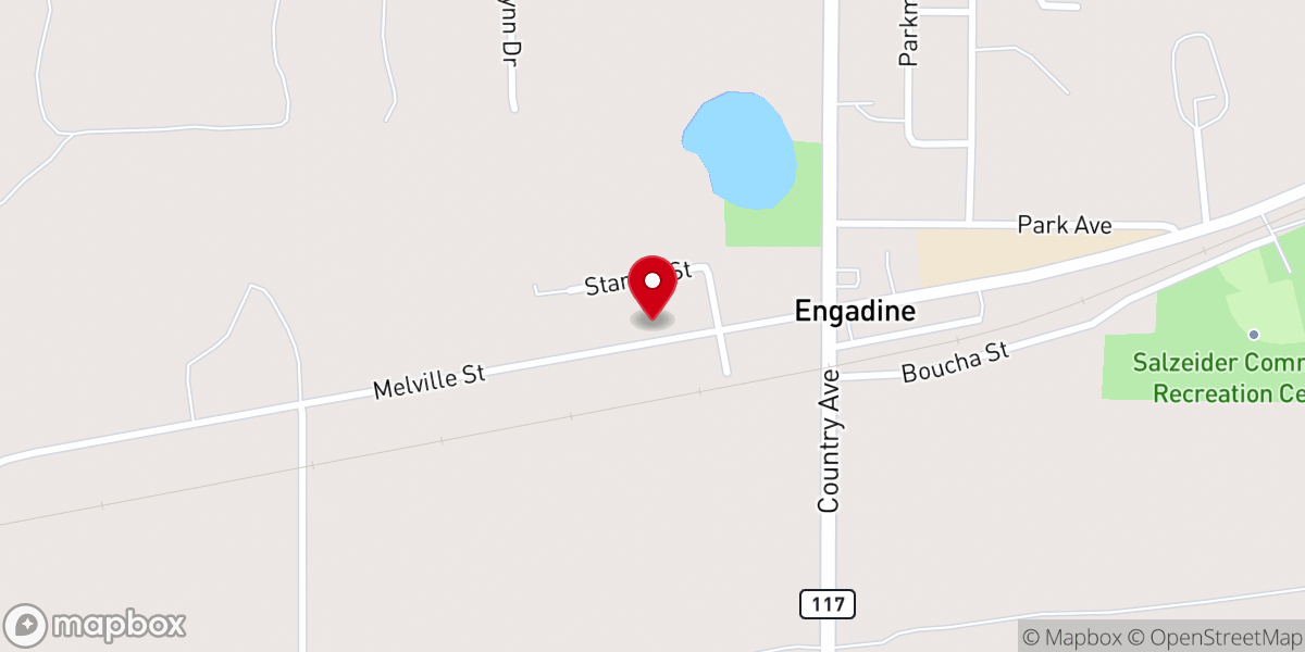 Map showing location of Our Lady of Lourdes Catholic Church