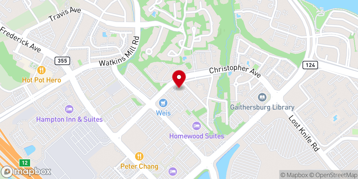 Map showing location of Montgomery Faith Fellowship