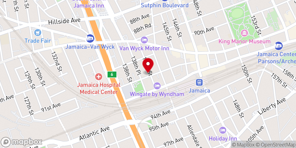 Map showing location of St Andrews Romanian Orthodox Church