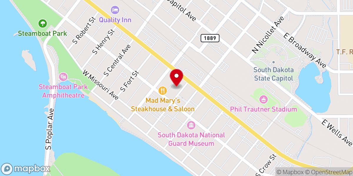 Map showing location of CSi SWAT