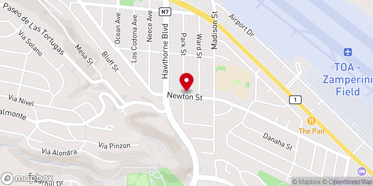 Map showing location of First Baptist Church-Walteria
