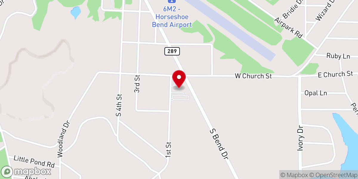 Map showing location of St. Mary of the Mount Church