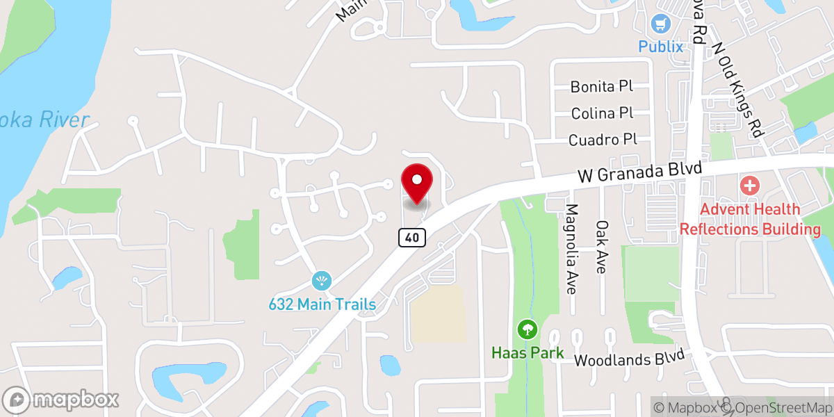 Map showing location of Lighthouse Christ Presbyterian Church